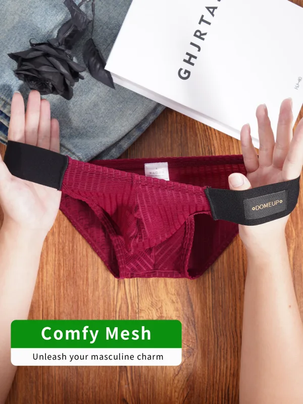 1/2/3PCS Slip da uomo in cotone mercerizzato premium nuovi ultra-sottili traspiranti morbidi come la seta Fitness Gym Abbigliamento quotidiano Biancheria intima da uomo — image 20
