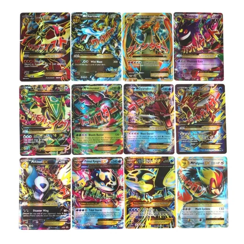 60/100Pcs Pokemon Shiningการ์ดภาษาอังกฤษรุ่นMEGA GX Vmaxแท็กEX Proxyคอลเลกชันการ์ดของเล่นเด็กของขวัญ — image 4