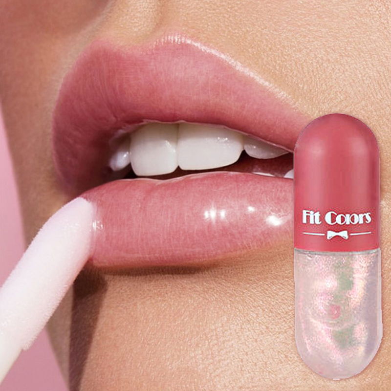 Mini Capsule Liquid Lip Blam Hydratační Transparentní Barva Měnící Lip Plumping Olejové Zrcátko Jelly Plumping Lip Gloss Kosmetika — image 3
