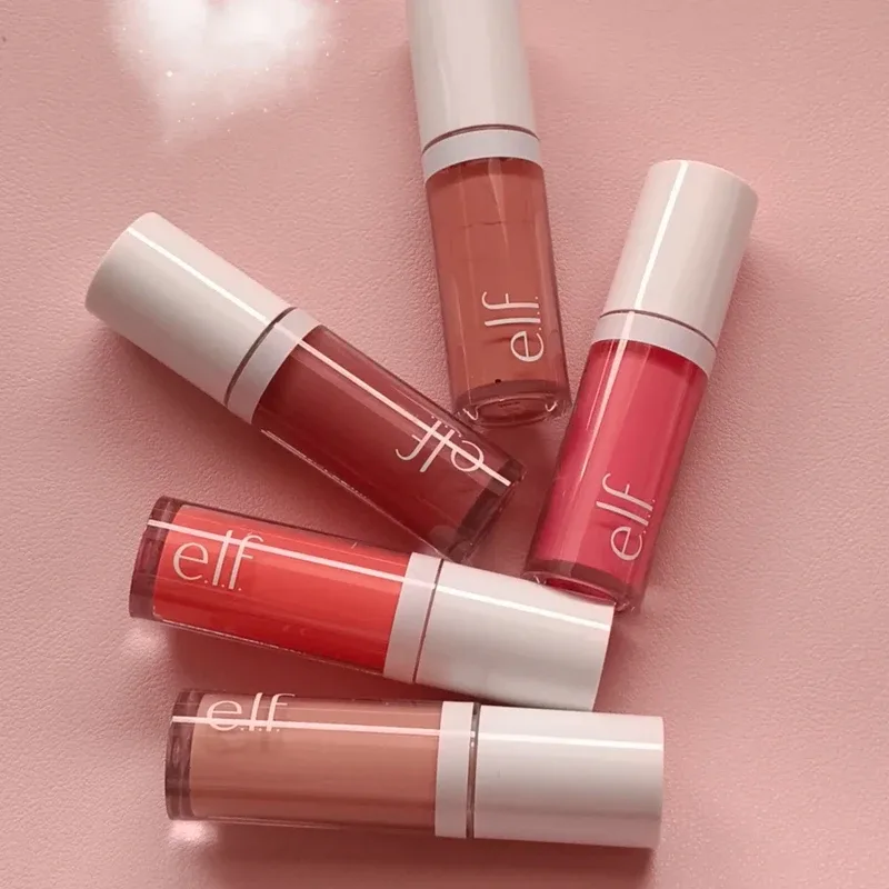 Elf Blush สำหรับริมฝีปากแก้ม Smooth Liquid Blush Two-ended ลิปสติกลิปกลอสแต่งหน้าติดทนนานสีชมพู Primer สำหรับ Pore Minimization — image 3