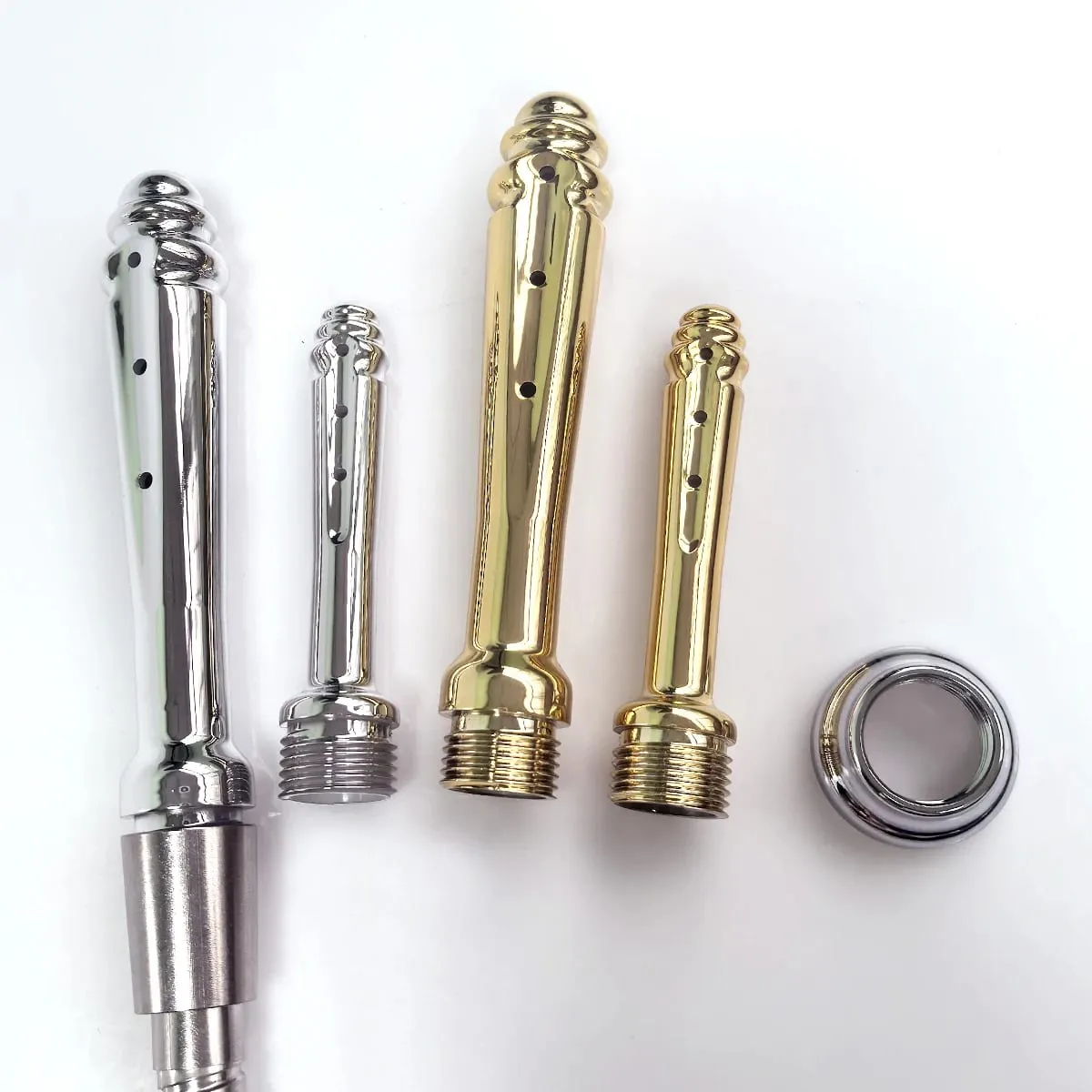 ABS anal vaginal douche Konverteringshoved til udendørs brug Bagkammer vanding multifunktion plug-in bruser sexlegetøj — image 6