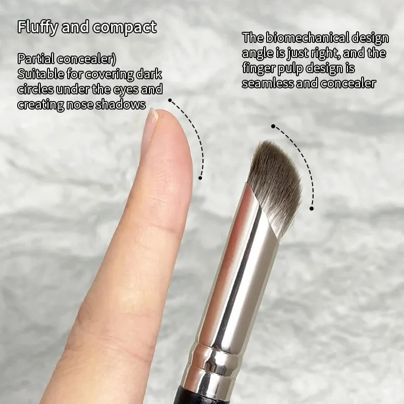 1 Stück Concealer-Make-up-Pinsel, präzise, weich, flauschig, Wischpinsel, Abdeckung, Akne, Augenringe, multifunktionale Detail-Make-up-Tools — image 4