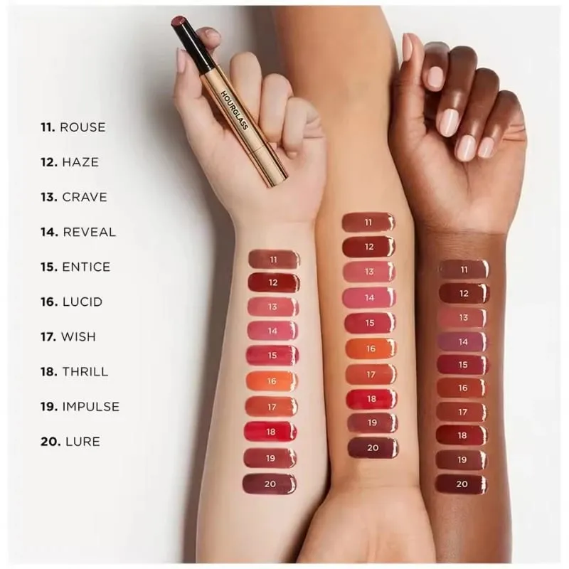 6สีนาฬิกาทรายลิปสติกPhantom Volumising Glossy Balmอบเชยอบเชยนมชาสีน้ำตาลLip Glossบำรุงผิวกระจกพื้นผิวแต่งหน้า — image 7