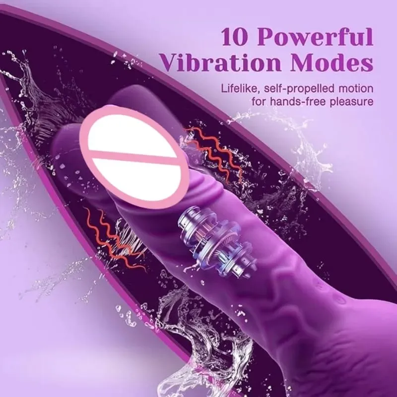 9,29 Zoll realistische Dildos, Stoßdildo, Vibrator, G-Punkt, Analstimulation, 10 Vibrationsmodi, Spielzeug für Erwachsene, Sexspielzeug für Frauen und Männer — image 5