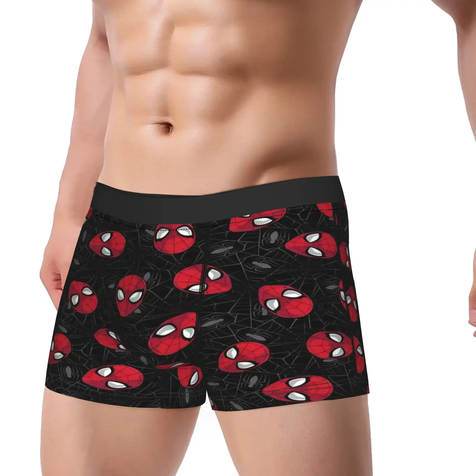 S-araignées héros sous-vêtements hommes Shorts slips classique tronc qualité impression grande taille caleçons — image 2