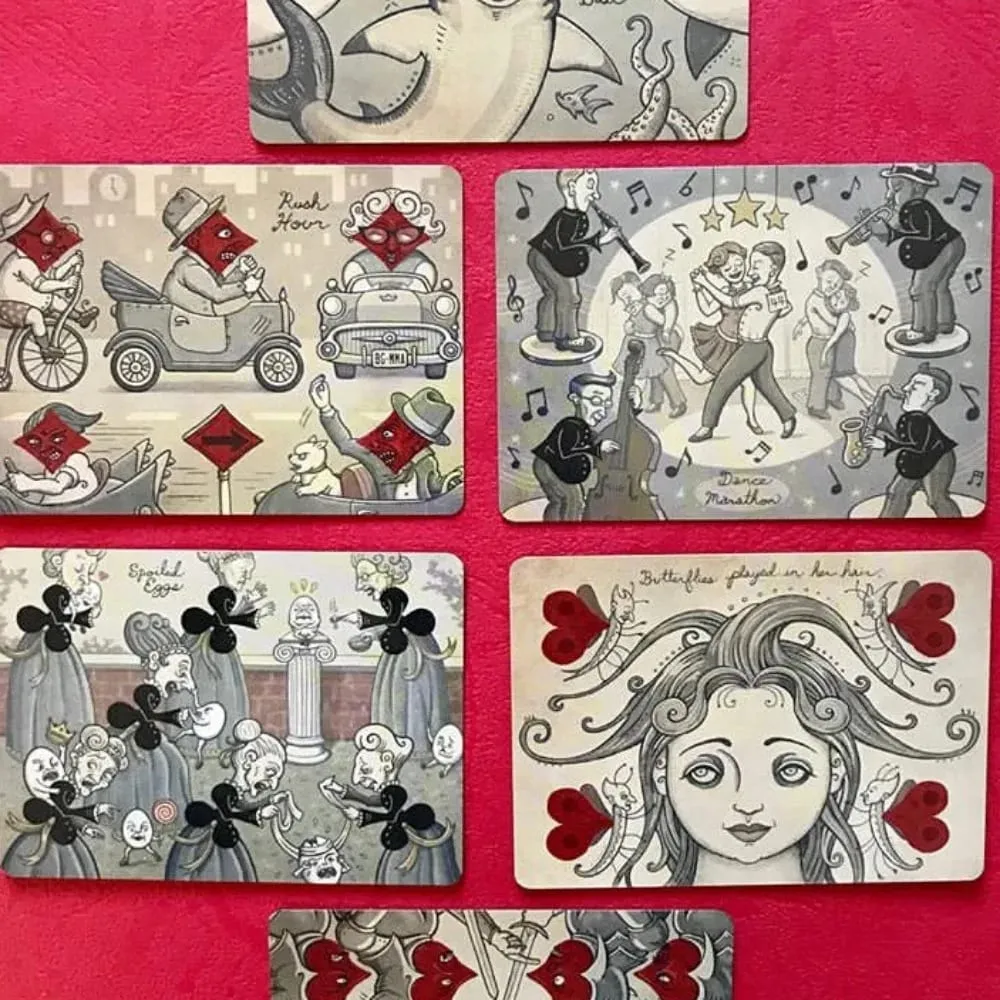 Royal Mischief Transformation Playing Cards 54 Pcs Poker Cards Full Set Oracle Deck Printed on Double Embossed Cardstock 9*6cm — image 4