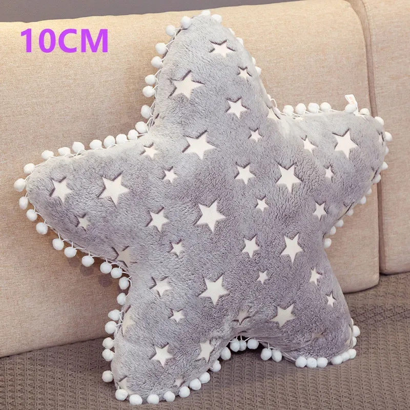 Ins pelúcia céu série luminosa nuvem lua estrela travesseiro macio almofada kawaii brinquedos de pelúcia para crianças bebê crianças brinquedo presente da menina — image 13