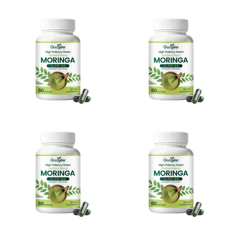 Suplement premium Moringa z naturalnym ekstraktem z liści Ziołowa formuła odżywcza do codziennego wsparcia dobrego samopoczucia 60 kapsułek — image 10