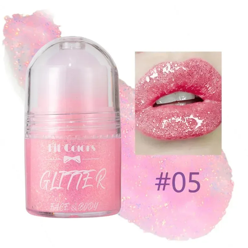 Sparkling Sequins Glitter GEL Face Body Eye ภาพวาด Shine Liquid สีขาว Silvery Pearl GLOSS Eye Brighten STAGE แต่งหน้าตกแต่ง — image 12