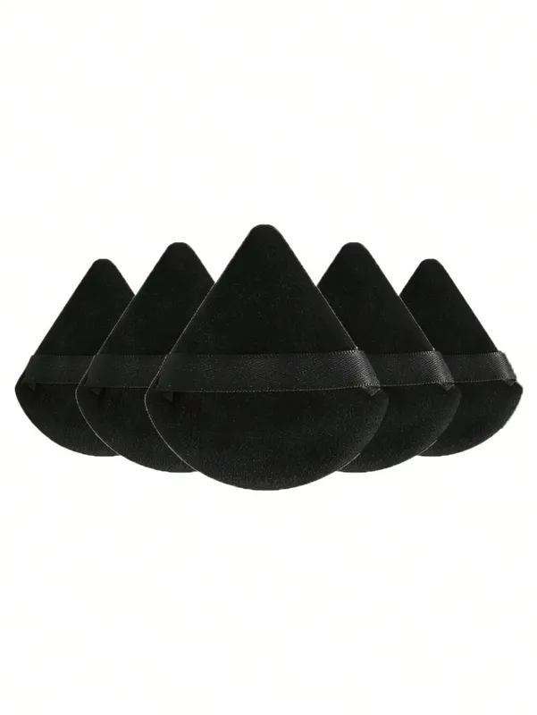 50/40/30/20/10/5 Soffi triangolari in velluto Soffi riutilizzabili Viso e occhi Soffi per trucco Fondotinta Trucco Strumenti per trucco in polvere — image 8