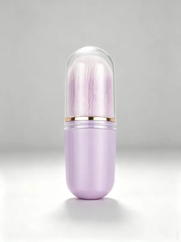 1 Buah Kuas Rias Kapsul Mini Dapat Ditarik Kuas Foundation Perjalanan Multifungsi dengan Tutup Pelindung Alat Rias Portabel Cocok untuk Concealer Blush Contouring Saat Dalam Perjalanan dan sebagai Hadiah — image 8