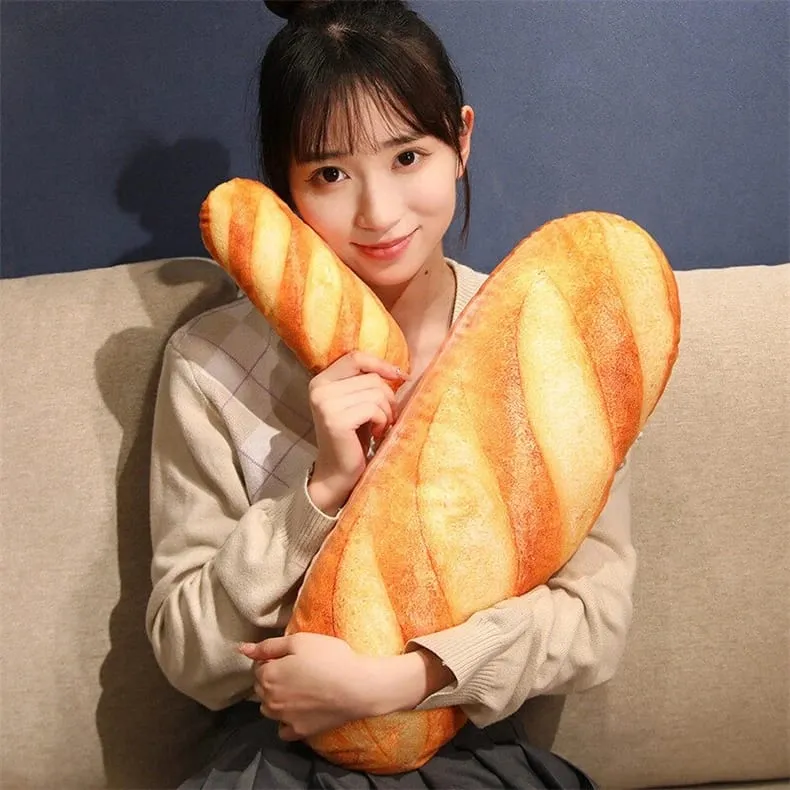 Simulazione 3D Pane Peluche Cuscino Morbido Burro Pane Tostato Cuscino Alimentare Cuscino Lombare Cuscino Farcito per La Decorazione Domestica — image 11