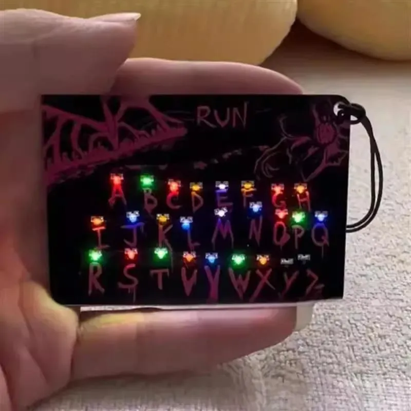 Anime Merchandise Card Light Pendant 26 Letter Light Bag Car Charm for Festival Presents Toy & Hobbies Action Figure Accessory — image 6
