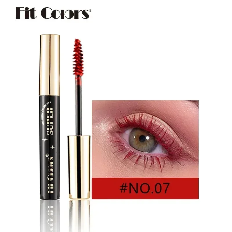 Gekleurde Mascara Make-up 4D Zijdeachtige Natuurlijke Lange Wimpers Mascara Waterproof Langdurige Uitbreiding Dikke Blijvende Curling Mascara — image 10