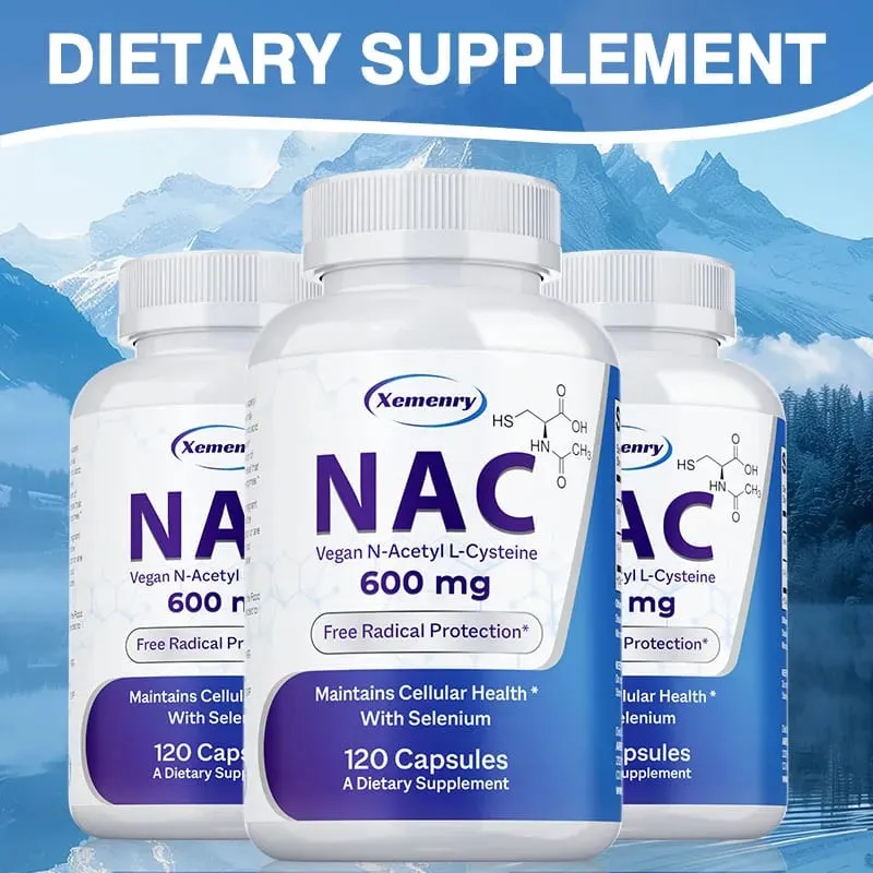 NAC - Promotes Cleansing Detoxification and Repair Reduces Lipids Brightens Skin Improves Joints and Hair and Anti-aging — image 2