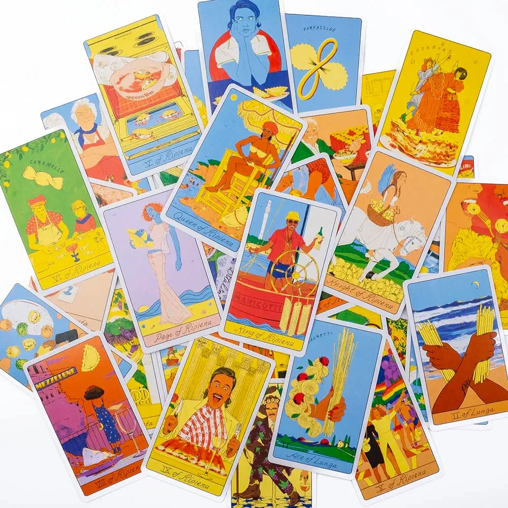 78Cards The Pasta Tarot Cards English Visions Divination Edition Deck Board Playing Games — image 6