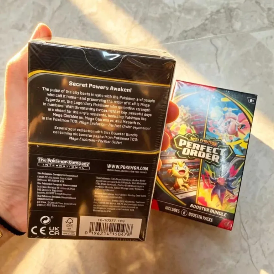 Pokemon Card Mega Evolution Chaos Rising PHANTASMAL FLAMES Scarlet Violet 151 Engelsk Booster Battle Transaction DIY Card — image 3