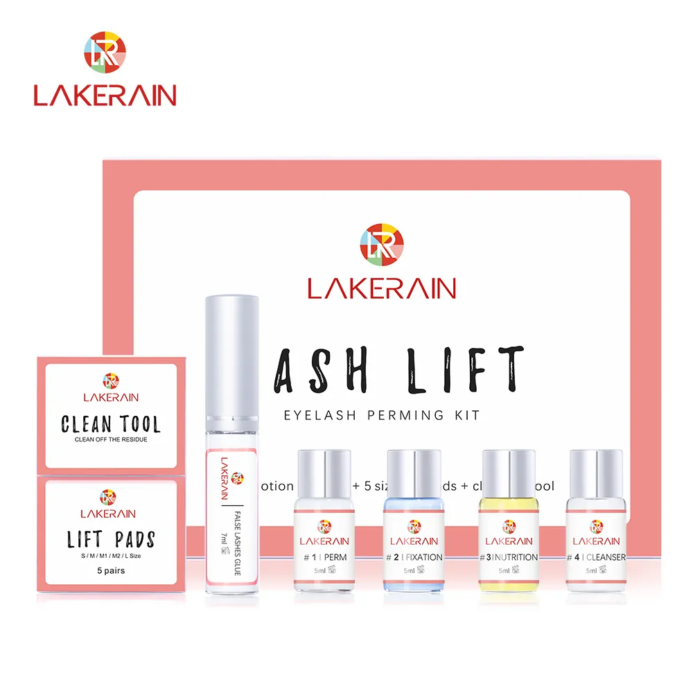 Spedizione gratuita Kit per sollevamento ciglia a lunga durata Sollevamento ciglia Perming Lozione Fissaggio Colla Ricci Lasher Salone di bellezza Uso domestico Kit Pro — image 2