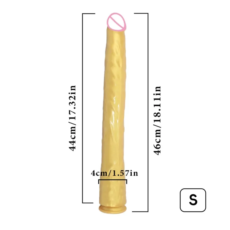 Extra dlouhý anální kolík Realistické dildo Silikonový stimulátor bodu G Vaginální masturbátor Sexuální hračky pro dospělé Pro ženy Muži Gay