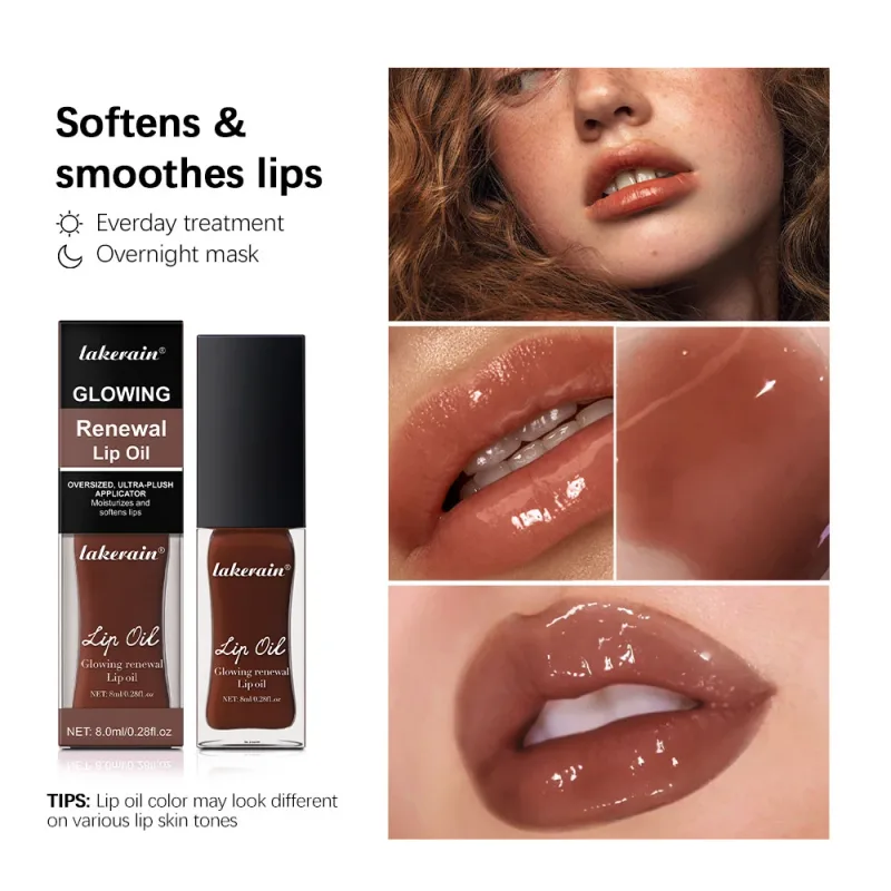 Lipgloss Mirror Lip Glaze Jelly Pout Lip Tint Long Lasting Moisturizing Shine Lipgloss Lip Makeup — image 2