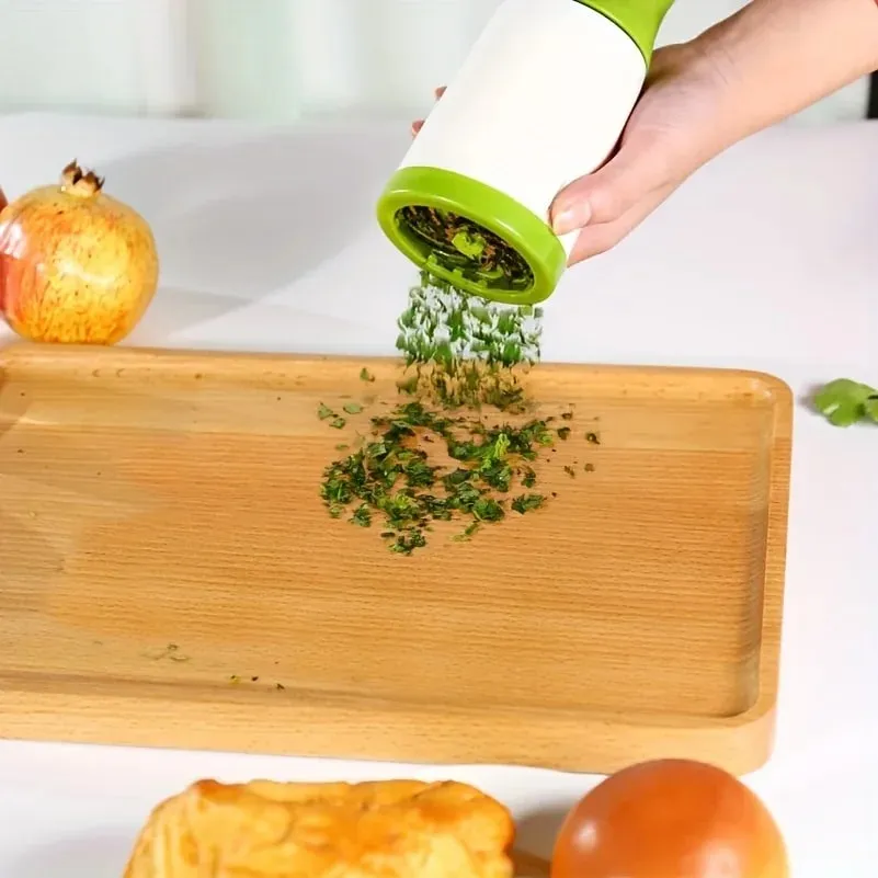 1pc 수동 허브 분쇄기 스파이스 밀 파슬리 슈레더 야채 커터 고수풀 민서 칠리와 실란트로 주방 도구 가제트 — image 4