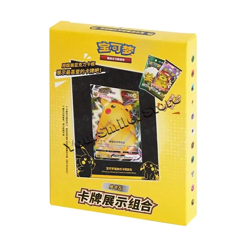Kad Dagangan Pokemon Asal Kotak PTCG Tulen Versi Cina Kad Paparan Dek Hadiah Hari Lahir Kanak-kanak — image 3