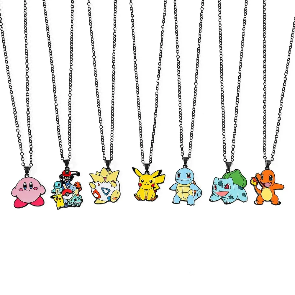 Anime Pokemon metalowa zabawka śliczna figura Pikachu Squirtle Psyduck Charmander strona dekoracji prezent Cosplay — image 4