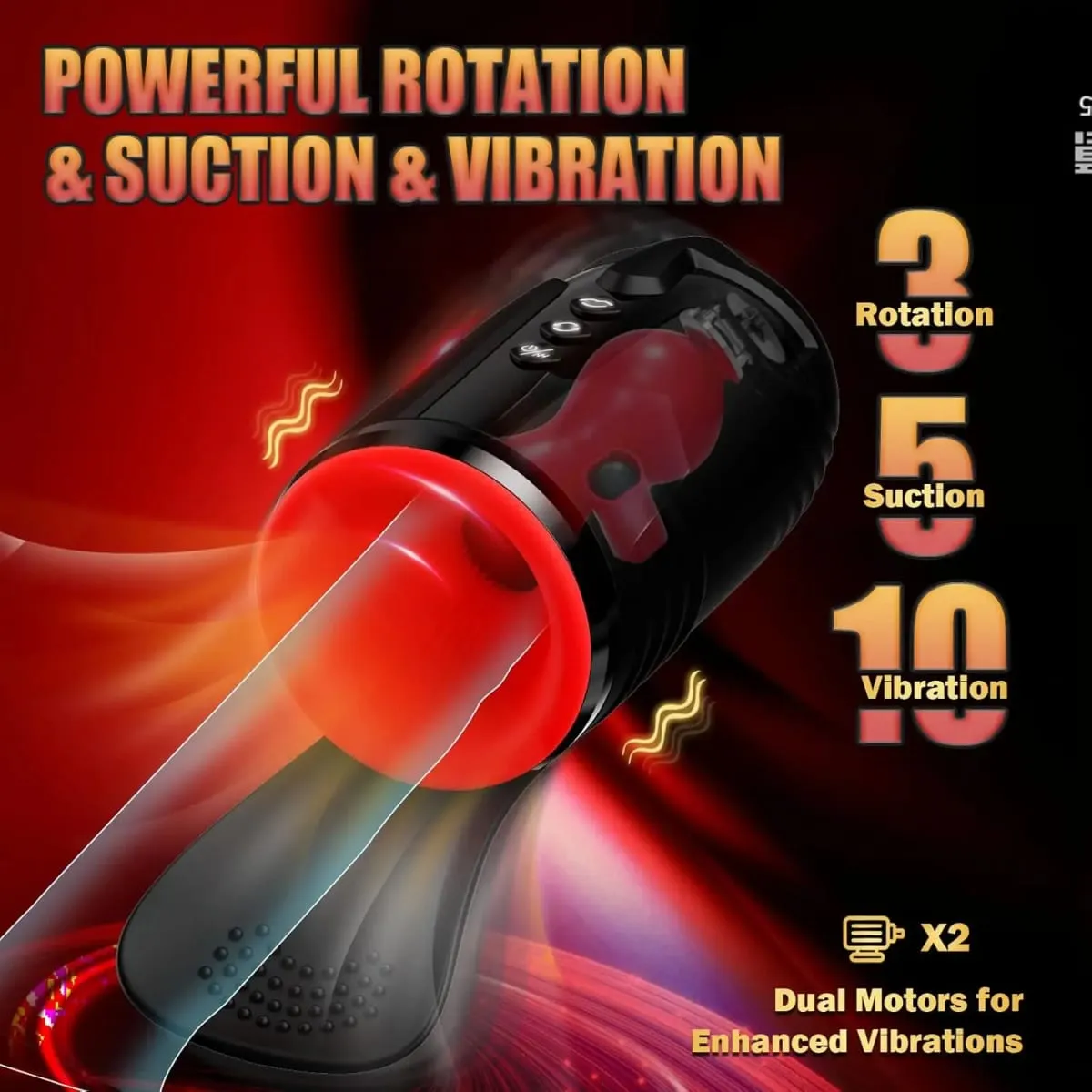 Male Masturbator Penis Training Vibrator Glans Massage Testicle Stimulator Delay Stamina Trainer Blowjob Machine Sex Toy for Men — image 3