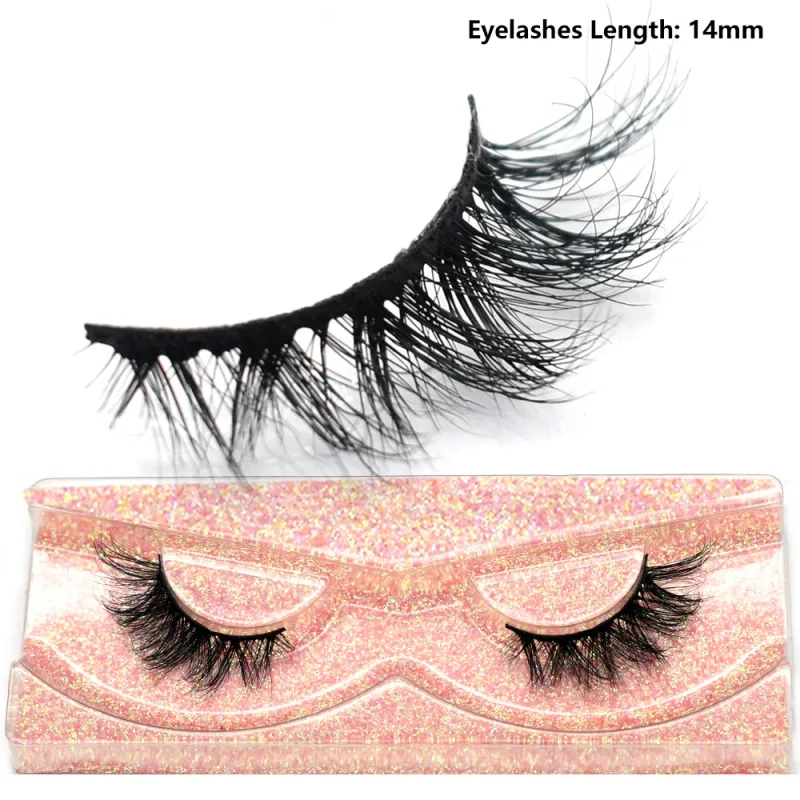 Pestañas de medio ojo, pestañas postizas cortas de visón 3D naturales, tira cruzada fina y esponjosa, pestañas postizas suaves, media extensión de pestañas, maquillaje — image 26