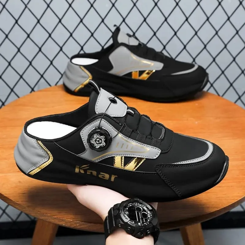 Højkvalitets platformssneakers med åndbart trendy mesh til sommer Nye sports- og fritidssko til mænd i store størrelser 39-48 — image 1