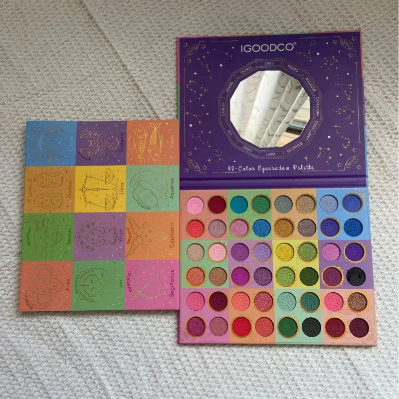 Butik 96 barev Deska očních stínů Shimmer Matte Flitrové oční stíny Colorful Stage Ball Dedicated Neon Paletka očních stínů Beauty — image 9