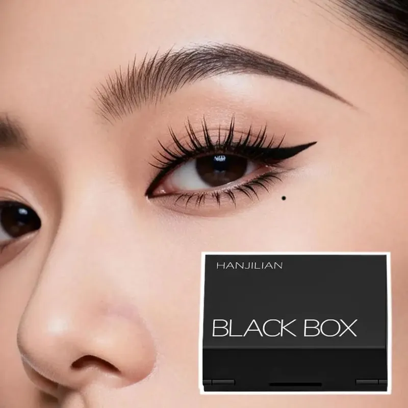 Eyeliner Stempel Bulu Mata Bawah 3-In-1 & Tahi Lalat 3S Aplikasi Cepat Set Riasan Mata Portabel Anti-selip Alami Tahan Lama — image 5