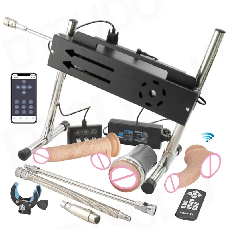 200W Leistungsstarke Sexmaschine F21S APP/Kabellose/Kabelgebundene Steuerung mit Dildoaufsätzen für Frauen Männer Automatische Masturbation Sexspielzeuge — image 9