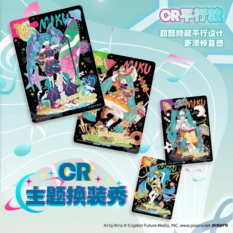 Oryginalna karta Hatsune Miku pierwsza seria pakietów animacja kolekcja gier karta SE peryferyjne zabawki dla dzieci dziewczyna prezenty — image 2