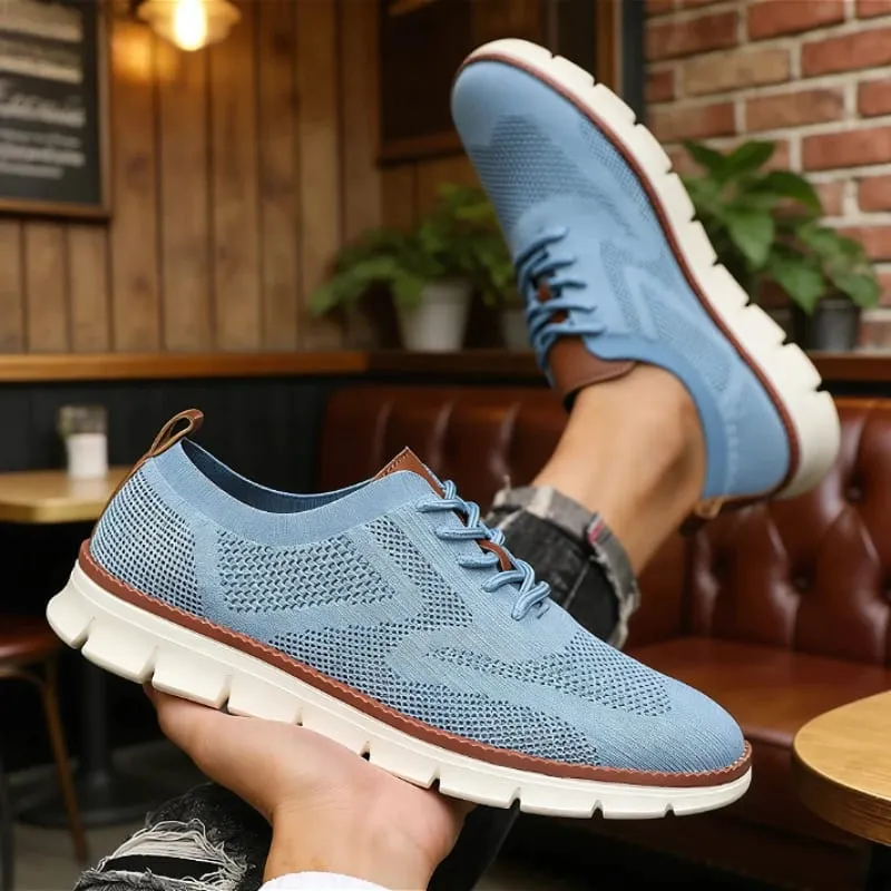 Scarpe da ginnastica causali da uomo all'aperto Leggere e traspiranti Mesh Morbide scarpe da passeggio vendute Comode scarpe alla moda ammortizzanti per uomo — image 2