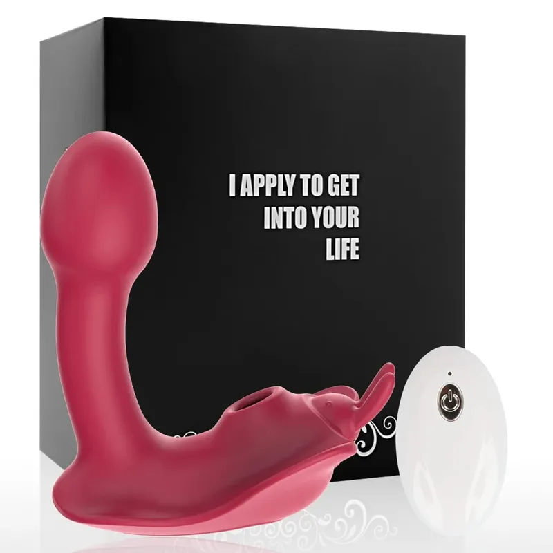 Sucker Vibrator Dildo untuk Wanita Bergetar Klitoris Stimulator Alat Kawalan Jauh Boleh Dipakai G Spot Massager Seluar Dalam Mainan Seks Wanita