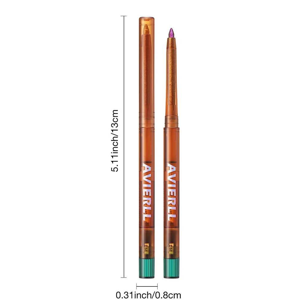 Bunglon Eyeliner Cair Mutiara Gloss Metalik Mengkilap Eyeshadow Liner Multi Warna Krom Aurora Riasan Mata Pigmen Glitter