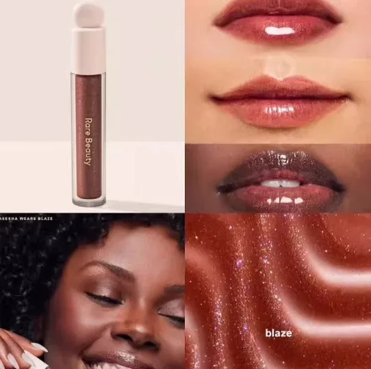 Ensemble de combinaison de rouge à lèvres Rare Beauty, avec Texture Fine scintillante, lèvres hydratantes, douces et lisses, hydrate les lèvres — image 12