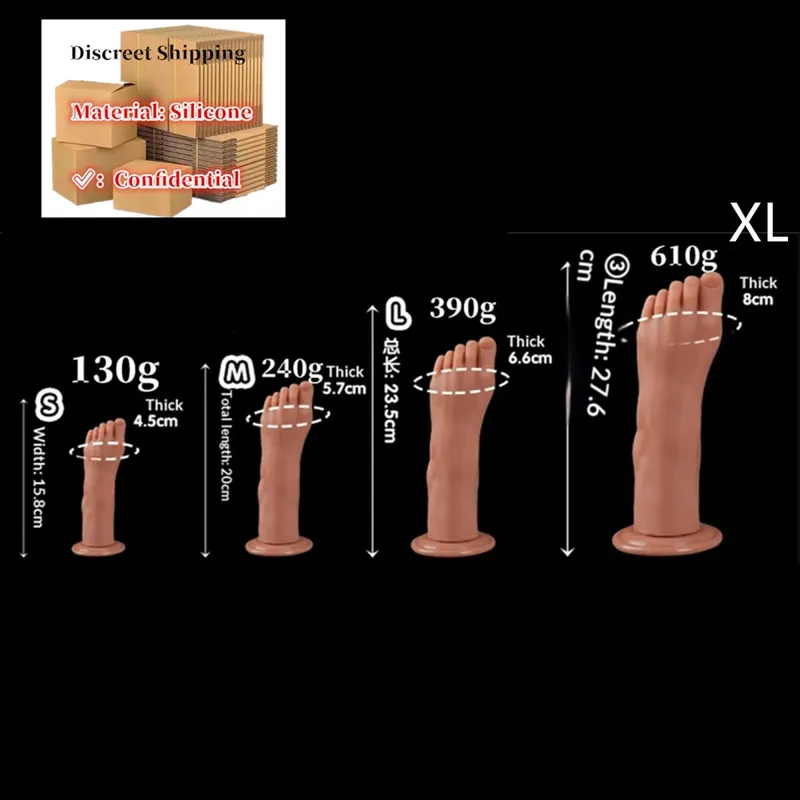 Styl nohou Anální kolík Velký silikonový zadek Hluboká masturbátor Dildo Dildo Stimulátor Anální Dildo Sexuální hračka pro dospělé pro ženy 성인용품 — image 10