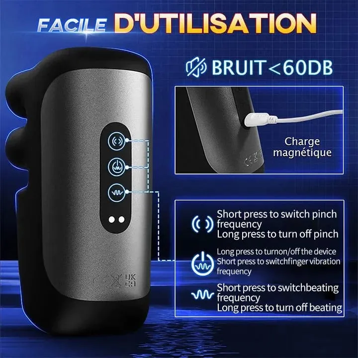 Vibrator Für Männer Tippen Flattern Eichel Massager Sex Maschine Penis Verzögerung Trainer Automatische Männlicher Masturbator Sex Spielzeug für Erwachsene — image 5
