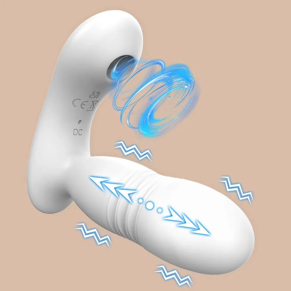 APP-Vibrator, stoßende G-Punkt-Vibratoren und 9 Saugmodi zur Stimulation der Klitoris-Nippel, Anal-Sexspielzeug für Frauen, Sexspielzeug für Erwachsene — image 1
