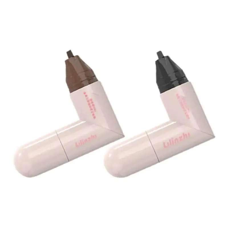 Tampon Eyeliner rotatif intégré noir marron, pochoir à ailes à double pointe, étanche, anti-taches, stylo liquide longue durée, DIY — image 7