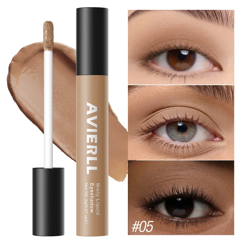 10 Warna Matte Nude Eye Bronzer Pembayang Mata Cecair Kalis Air Mata Tahan Lama Shdaow Kontur Pipi Semulajadi Kosmetik Wanita