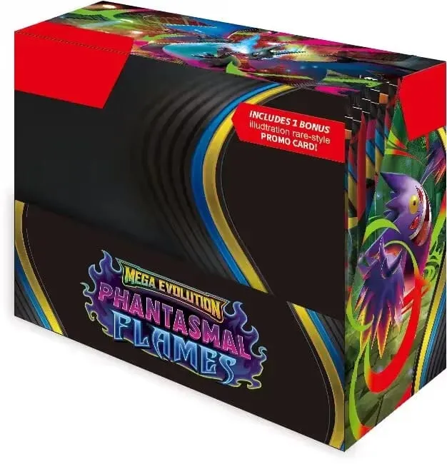 2026 360 unids/set Tarjeta de Pokémon MEGA EVOLUCIÓN pregrupo SCARLET & VIOLE 151 PHANTASMA FLAMES prismático inglés Booster Tarjeta de batalla