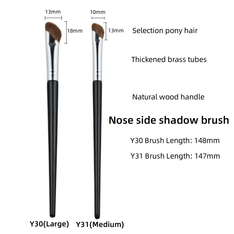Highlighter-Make-up-Pinsel, Rouge, natürliches Haar, hochwertiger Lidschatten-Mixer, Kontur-Augenbrauen-Lidschatten-Make-up-Pinsel — image 23