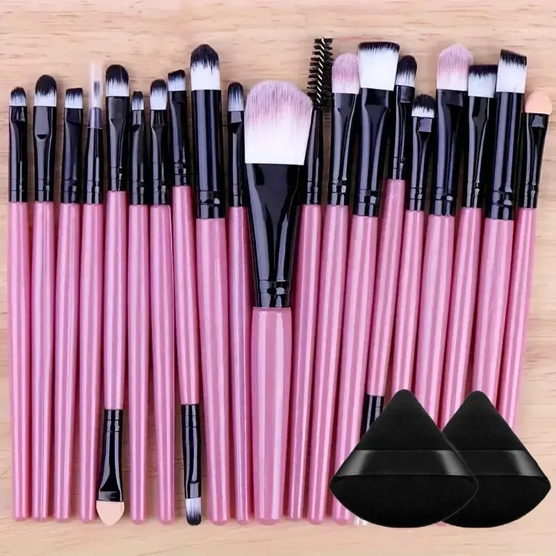 8st-20st sminkborstar set Mjuk fluffig ögonskugga Borste detalj Concealer Blush Loose Powder Foundation Highlighter Beauty Tool — image 25