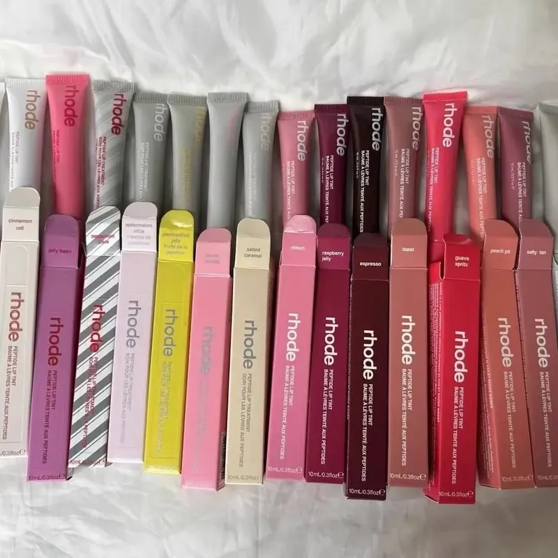 Rhodeskin Limited Edition Peptide Tint Tinted Lip Gloss Layer Nourishing Hydrates Makeup Nourishing Moisturizing Lipstick Glaze
