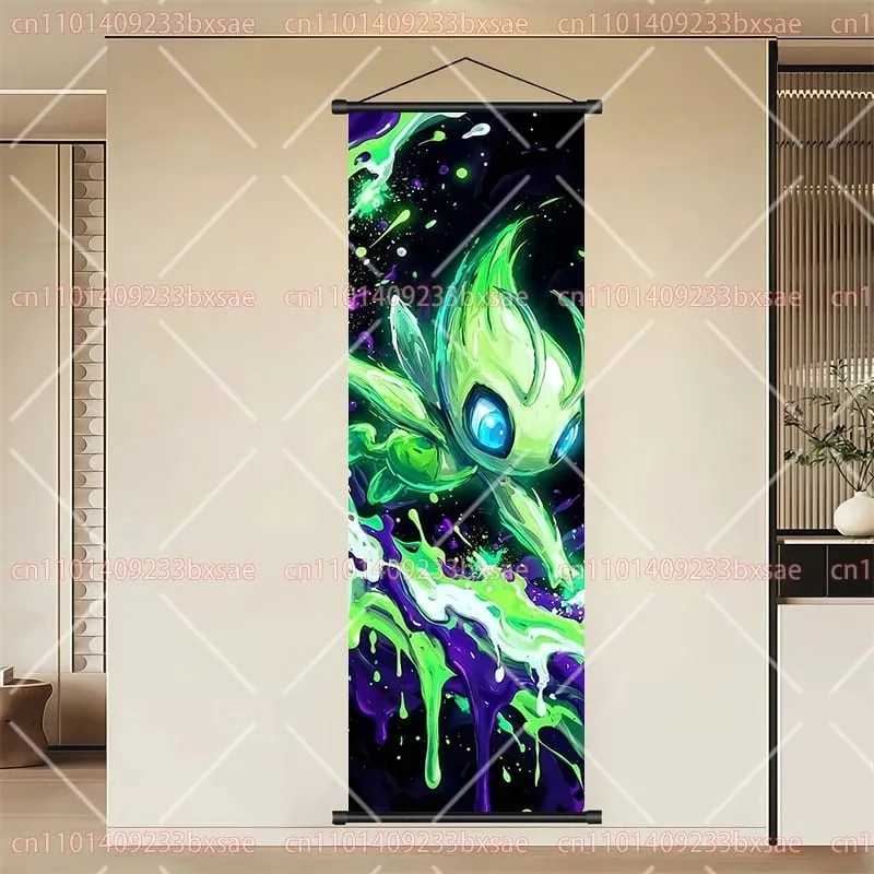 Peinture en rouleau HD de dessin animé Pokémon, Eevee, Pikachu, Suicune, Charizard, Mewtwo, décoration murale de fond, affiche, cadeau pour enfants — image 21