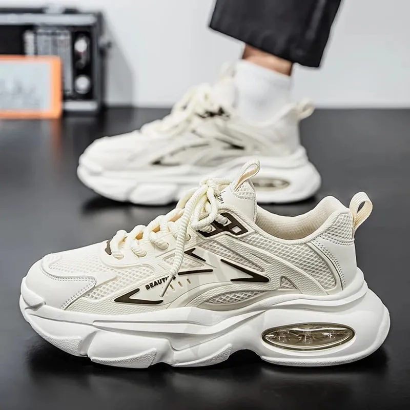 Men's casual sneakers spring summer breathable soft-sole anti-slip outdoor running shoes fashion students Joker tide sports shoe — image 5