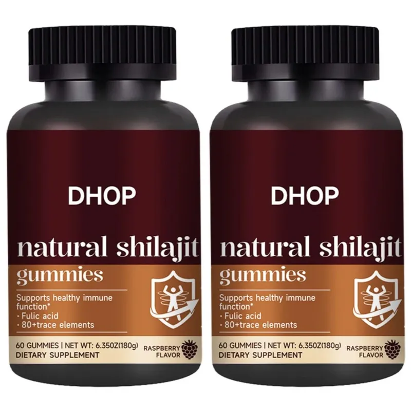Shilajit Gummies 60 Gummies อาหารเสริมแร่ธาตุหิมาลัยพร้อมกรดฟุลวิคฮิวมิกสังกะสีซีลีเนียมแมกนีเซียมสำหรับพลังงานภูมิคุ้มกัน — image 8